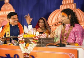 मुख्यमंत्री डॉ. यादव रिंवझा में भागवत कथा में हुए शामिल,